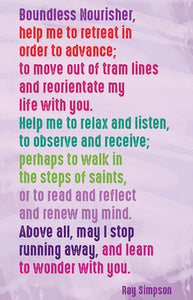 Prayer Card - Boundless NourisherPrayer Card - Boundless Nourisher