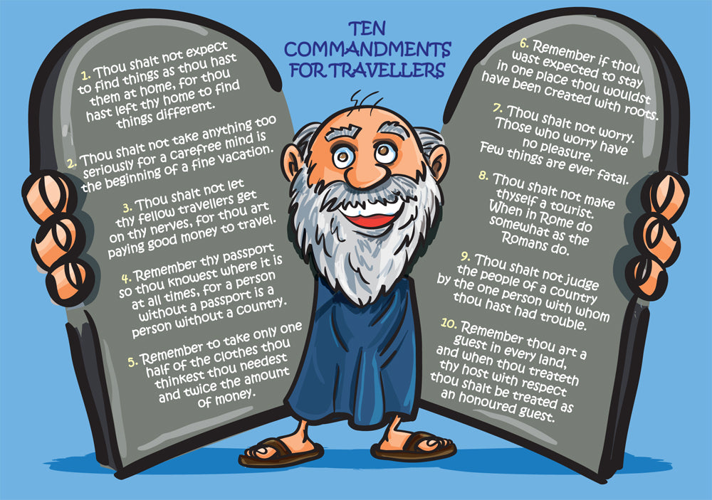 Ten Commandments For TravellersTen Commandments For Travellers