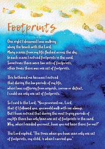 Footprints - Std Card Waterboard (6 Pack)Footprints - Std Card Waterboard (6 Pack)