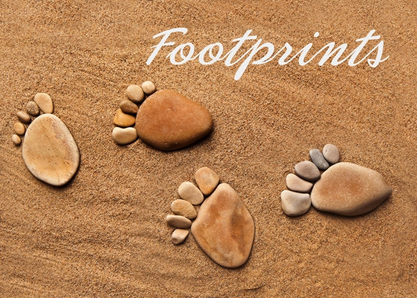 Footprints - Sand Foil Gloss StdFootprints - Sand Foil Gloss Std