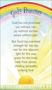 Prayer Card-God's Promises  Prayer Card-God's Promises  