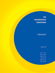Clementi Six Progressive SonatinasClementi Six Progressive Sonatinas