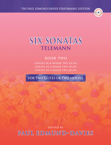Telemann Sonatas For Two Flutes - Book 2Telemann Sonatas For Two Flutes - Book 2