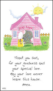 Prayer Card - Love Never Leave This House (Mouse-Lynn)Prayer Card - Love Never Leave This House (Mouse-Lynn)