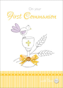 On Your First Communion - Std Card GlossOn Your First Communion - Std Card Gloss