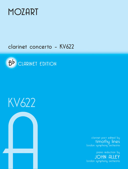 Mozart Clarinet Concerto Kv622 For Clarinet In B Flat