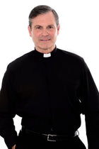 Men's 100% Cotton Clerical Shirt - Long Sleeve
