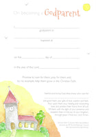 Godparent Certificate - Church Sunset