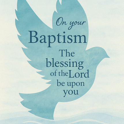 On Your Baptism (Dove) - Standard Card