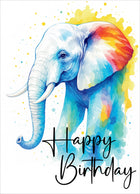 Happy Birthday (Elephant) - Standard Card