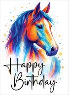 Happy Birthday (Horse) - Standard Card