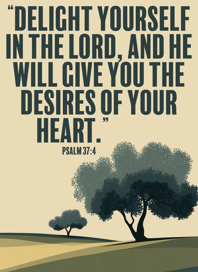 Everyday Prayers (Delight Yourself In The Lord) - Standard Card