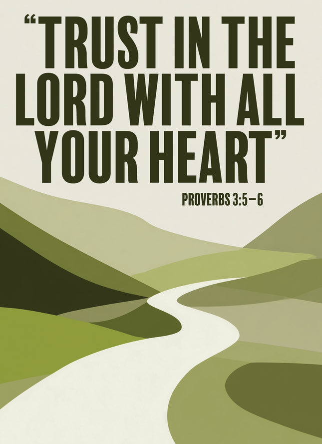 Everyday Prayers (Trust In The Lord) - Standard Card