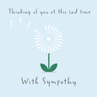 With Sympathy (Dandelion) - Standard Card