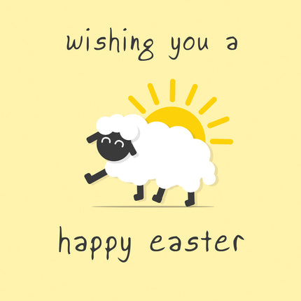 Happy Easter (Lamb) - Standard Card