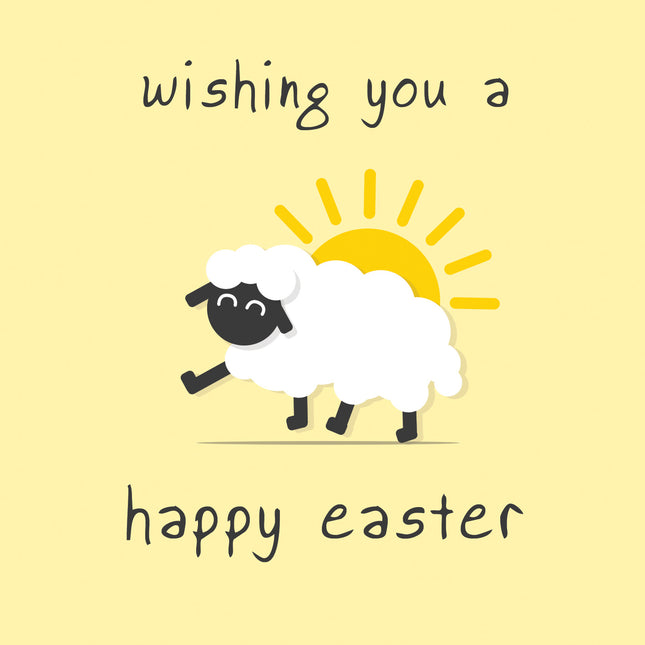 Happy Easter (Lamb) - Standard Card
