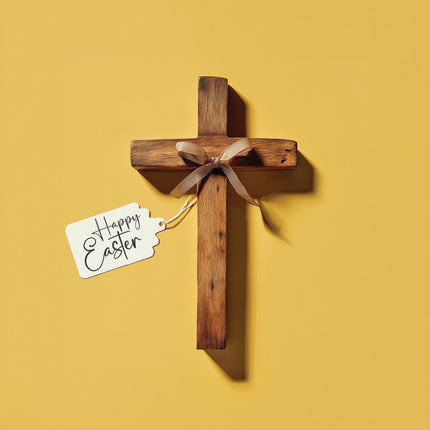Happy Easter (Cross) - Standard Card