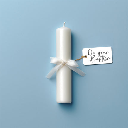 On Your Baptism (Candle) - Standard Card