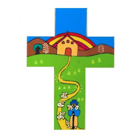 Alpine Church Wooden Cross