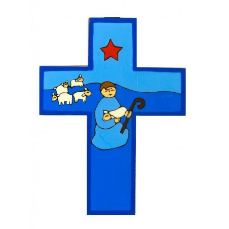 Shepherd Boy Wooden Cross