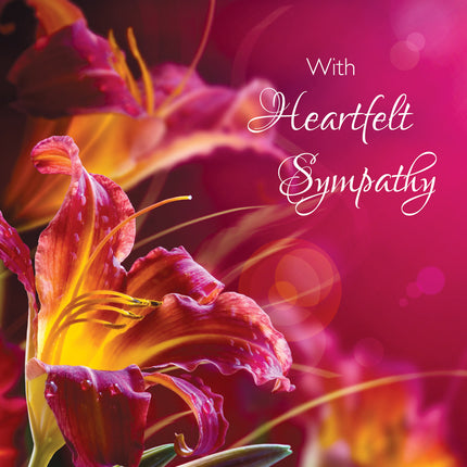 With Heartfelt Sympathy - May the peace of God surround you at this time of sadness