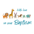 With love on your Baptism- Square Card