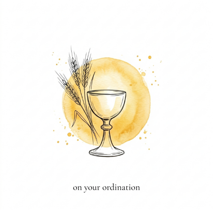 On your Ordination- Square Card