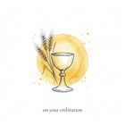 On your Ordination- Square Card