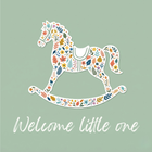 Welcome little one- Square Card