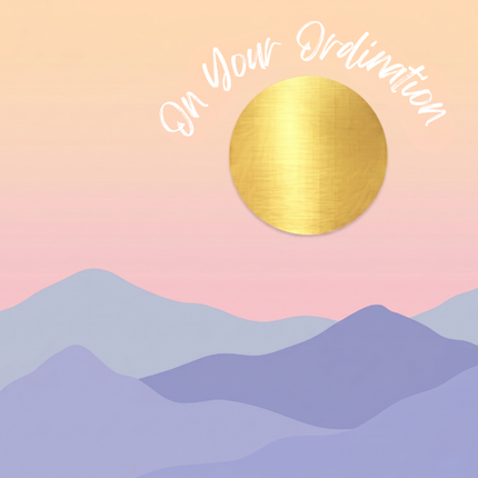 On your Ordination- Square Card