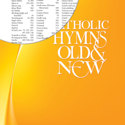 Catholic Hymns Old & New - Index