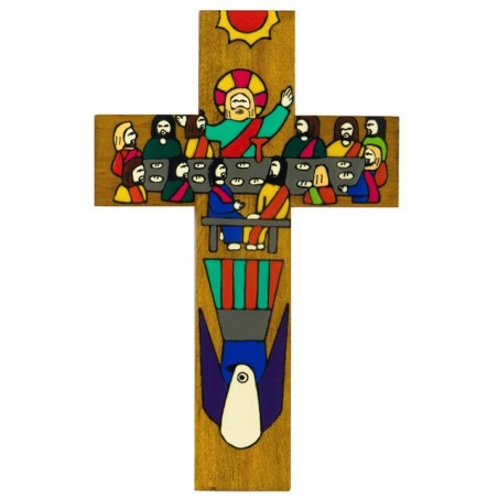 Last Supper Wooden Cross