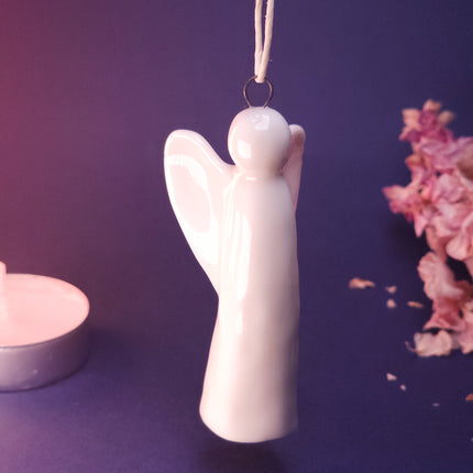 Porcelain Hanging Angel