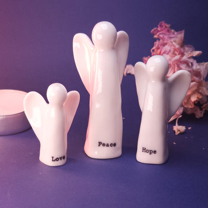 Porcelain Angels - Set of Three