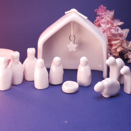 Porcelain Nativity Set