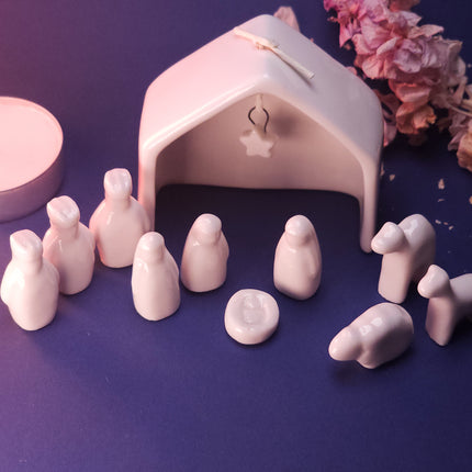 Porcelain Nativity Set