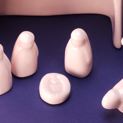 Porcelain Nativity Set