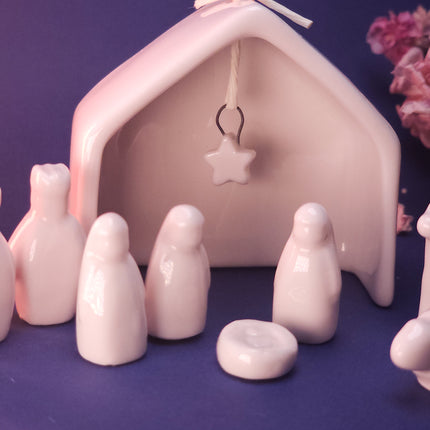 Porcelain Nativity Set