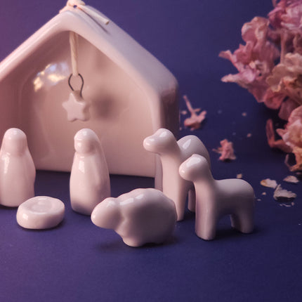 Porcelain Nativity Set