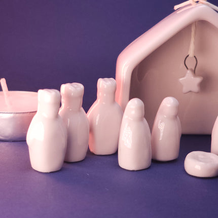 Porcelain Nativity Set