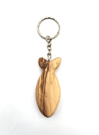 Olive Wood Fish Keyring