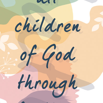 Galatians 3:26 Children Bookmark