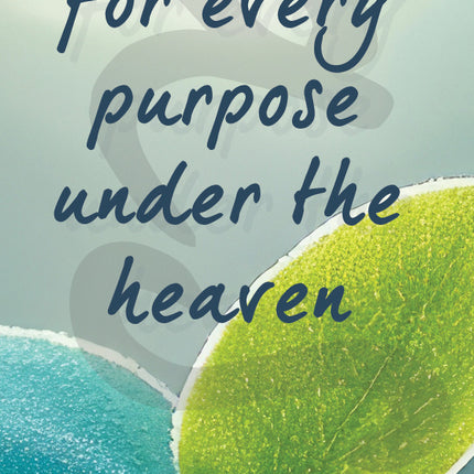 Ecclesiastes 3:1 Seasons Bookmark