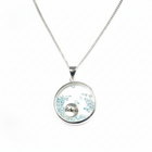 Sterling Silver Believe Charm Pendant Necklace, With 41cm Sterling Silver Chain (SP772C)