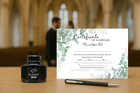 Registrar's Fountain Pen +  Registrar's Ink + FREE certificates Bundle