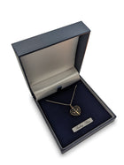 Filigree Heart & Cross Pendant