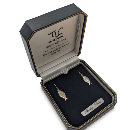 Mother Of Pearl Fish Earring