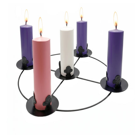 Advent Candles - Purple, Rose & White