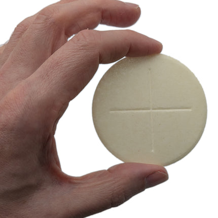 Priests' Wholemeal Communion Wafers - Single Cross