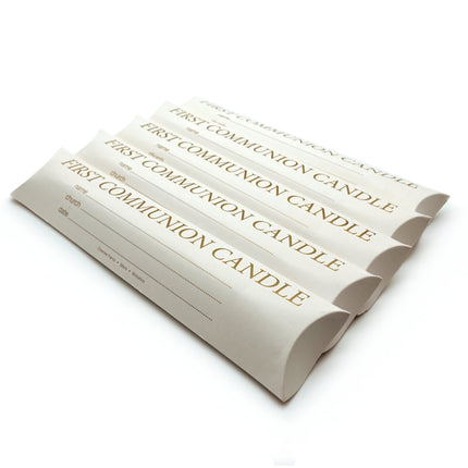 9" Watercolour Confirmation Candle - Cross Over Rainbow & Dove